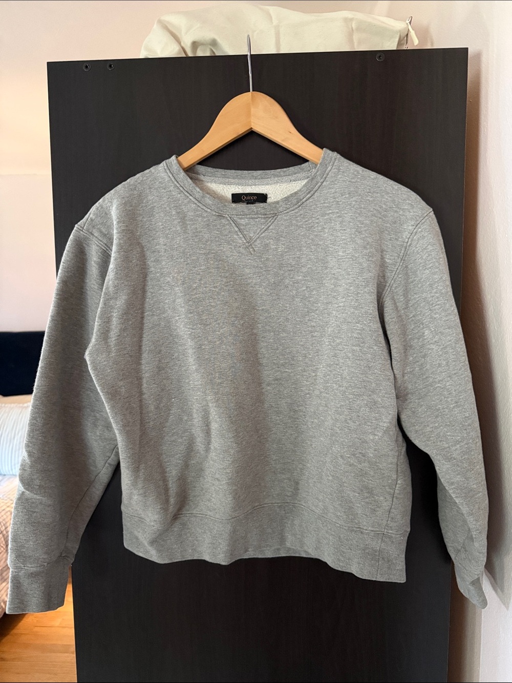 Quince Women’s Crewneck Sweatshirt - Heather Gray